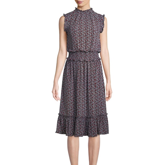 Michael Kors Floral Midi Dress - Picture 1 of 7